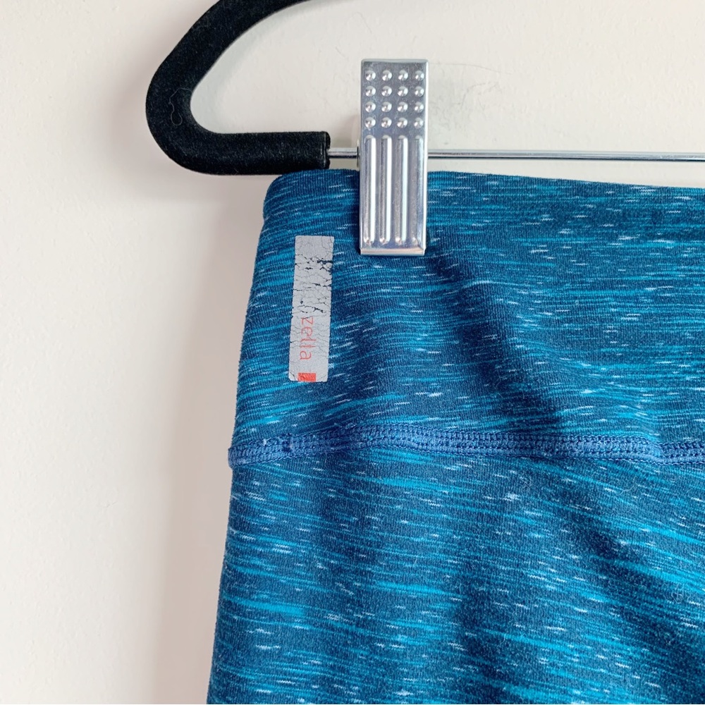 ZELLA Spacedye Live In Leggings Full Length Blue Teal Spacedye Size Medium - Picture 6 of 9